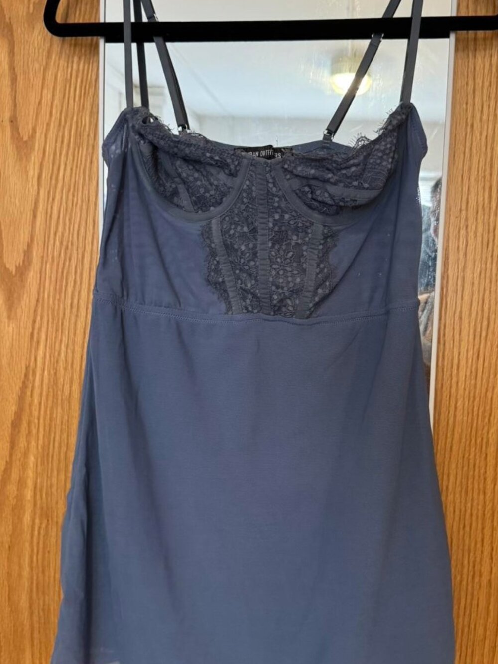 Urban Outfitters Women's Blue Corset Dress